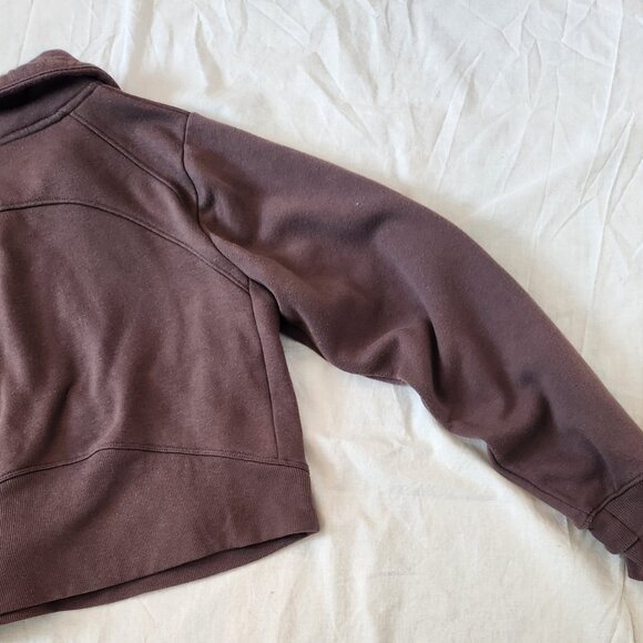 All In Motion™ Women's Fleece Half Zip Pullover - Brown XS - Picture 15 of 15